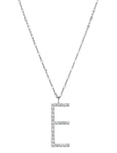 Rosato Stříbrný náhrdelník s přívěskem E Cubica RZCU05 (řetízek, přívěsek)