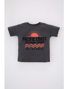 DEFACTO Baby Boy Regular Fit Printed Short Sleeve T-Shirt