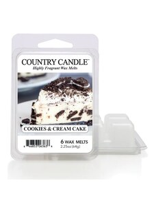 Country Candle Cookies & Cream Cake Vonný Vosk, 64 g