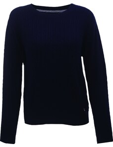 MARINE - Dámský svetr z viskózy, Tm. modrá