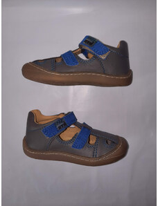 KTR barefoot letní sandálky KENY šedá/modrá