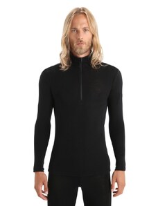 Pánské triko ICEBREAKER Mens 175 Everyday LS Half Zip, Black velikost: L