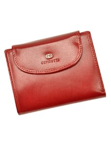 Červená kožená dámská peněženka (GDP327)