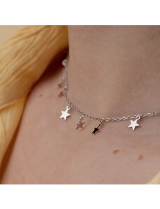 SilveAmo Stříbrný náhrdelník Galaxy