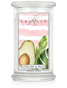Kringle Candle svíčka Avocado & Palm (sójový vosk), 623 g