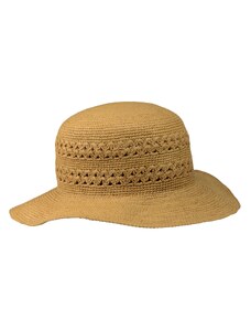 Luxusní dámský letní panamský klobouk s širší krempou a kulatou korunou - Panama Birgit - Mayser