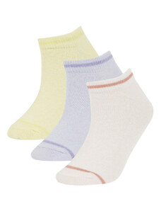 DEFACTO Girl 3-pack Cotton Booties Socks