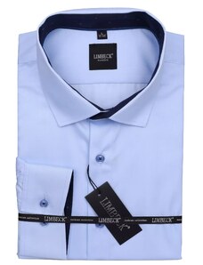 Limbeck světle modrá košile s tmavými doplňky