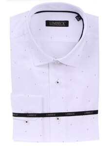 Limbeck bílá košile s jemným doplňky