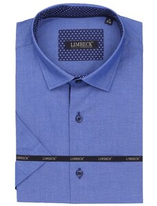 Limbeck středně modrá košile s doplňky