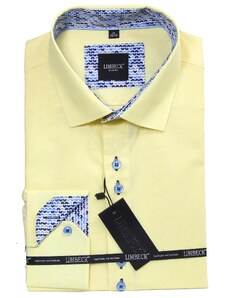 Limbeck žlutá košile s modrými doplňky