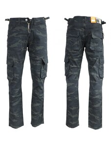 ST. LEON´F kalhoty pánské TC2 kapsáče nadměrná velikost maskáče