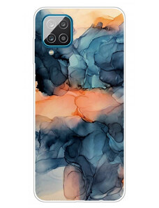 Pouzdro MFashion Samsung Galaxy A12 - vícebarevné - Mramor