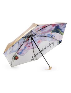 Stoklasa feed Dámský mini skládací deštník metalický, uvnitř zdobený
