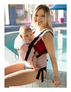 Kinder Hop Rostoucí letní ergonomické nosítko do vody Mesh Airy Water Light Pink