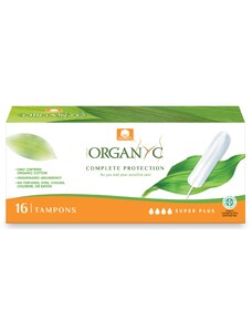 Organyc bio menstruační tampony SUPER PLUS (16 ks)