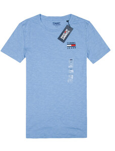 Tommy Hilfiger dámské tričko s krátkým rukávem Essential Logo modré