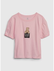 GAP Dětské tričko s medvídkem - Holky