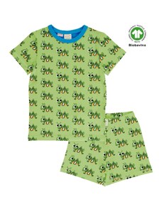 Dětské pyžamo s krátkým rukávem Picnic Grasshopper z biobavlny BIO MAXOMORRA Velikost 92/98