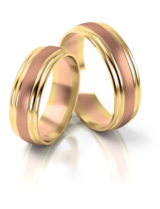 Linger Zlaté snubní prsteny 2135