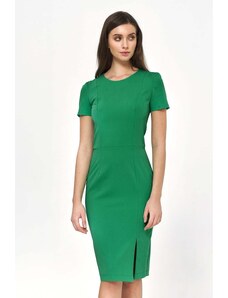 Nife Zelené midi šaty S219