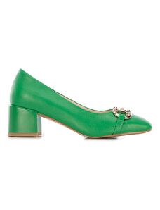 Dámské boty Wittchen, zelená, přírodní kůže