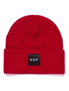 HUF Essentials Box Logo Beanie červený UNI