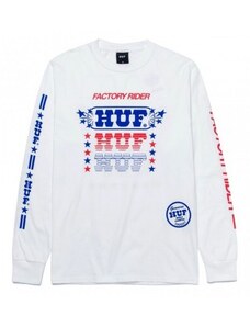 HUF Factory Rider Longsleeve bílé M