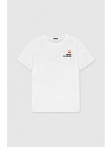 Kaotiko Fresh Noodles Washed Tee bílé M