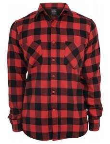 Urban Classics Checked Flanell Shirt černá / červená S