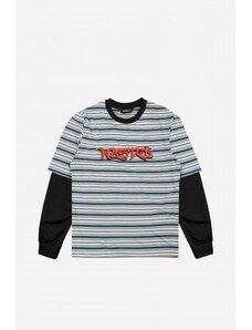 Wasted Paris T-Age Stripe Savage černé / modré / bílé M