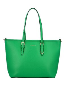 FLORA&CO Paris Dámská elegantní kabelka přes rameno zelená - FLORA&CO Viola zelená
