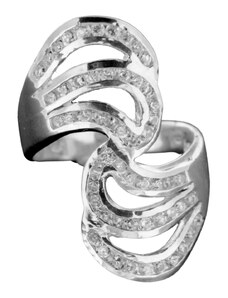 AMIATEX Stříbrný prsten 14956
