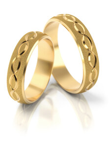 Linger Zlaté snubní prsteny 1125