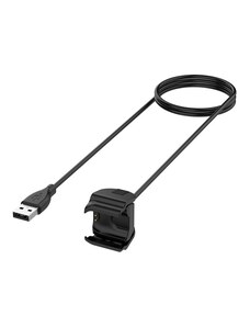 Tactical USB Nabíjecí Kabel pro Xiaomi Mi Band 5 / 6 / 7 Černá