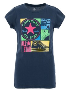 Converse S/S SHINE GRAPHIC T-SHIRT NAVY