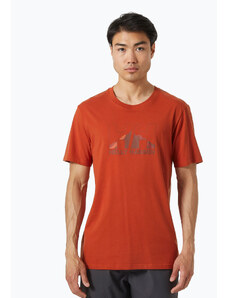 Helly Hansen Nord Graphic pánské trekové tričko oranžové 62978_308