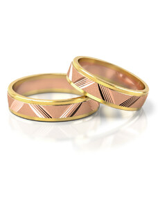 Linger Zlaté snubní prsteny 2119