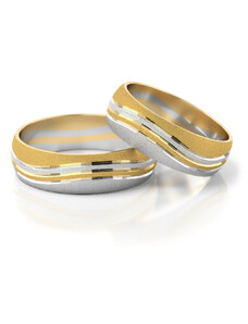 Linger Zlaté snubní prsteny 2117