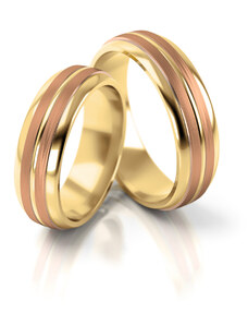 Linger Zlaté snubní prsteny 4156