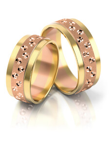 Linger Zlaté snubní prsteny 4149