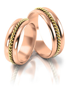 Linger Zlaté snubní prsteny 4185