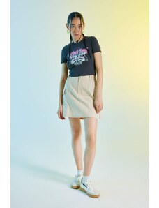 DEFACTO Coool A Cut Poplin Mini Skirt