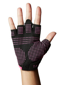 Tavi Noir Half Finger Grip Gloves Pink tréninkové rukavice růžové