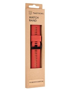Tactical Silikonový Řemínek pro Garmin Fenix ​​5X/6X/7X, QuickFit 26mm Červená