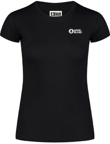 Nordblanc Minimalistic dámské tričko z organické bavlny černé