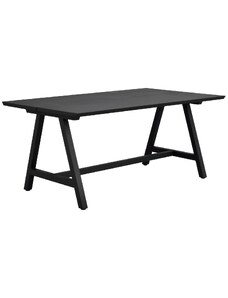 Černý dubový jídelní stůl ROWICO CARRADALE 170 x 100 cm