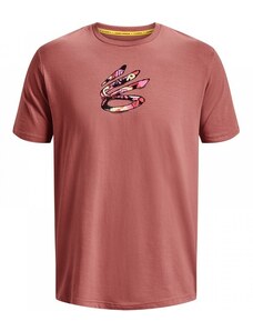 Under Armour CURRY COMIC FILL Tee / Červená / S