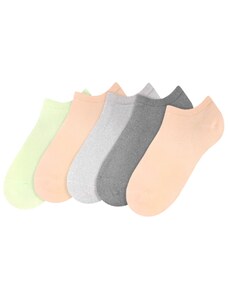 Dámské ponožky kotníkové jednobarevné bavlněné 1 B
