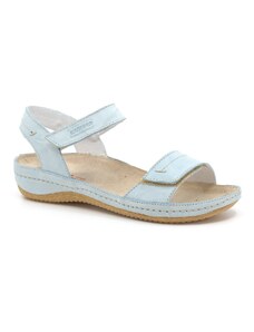 Dámské kožené sandálky Kacper modré 27597
